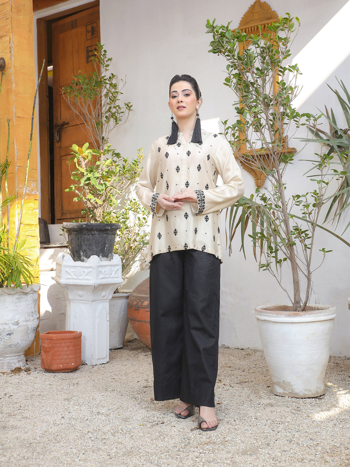 EMBROIDED MINI KURTI LTL 7862373