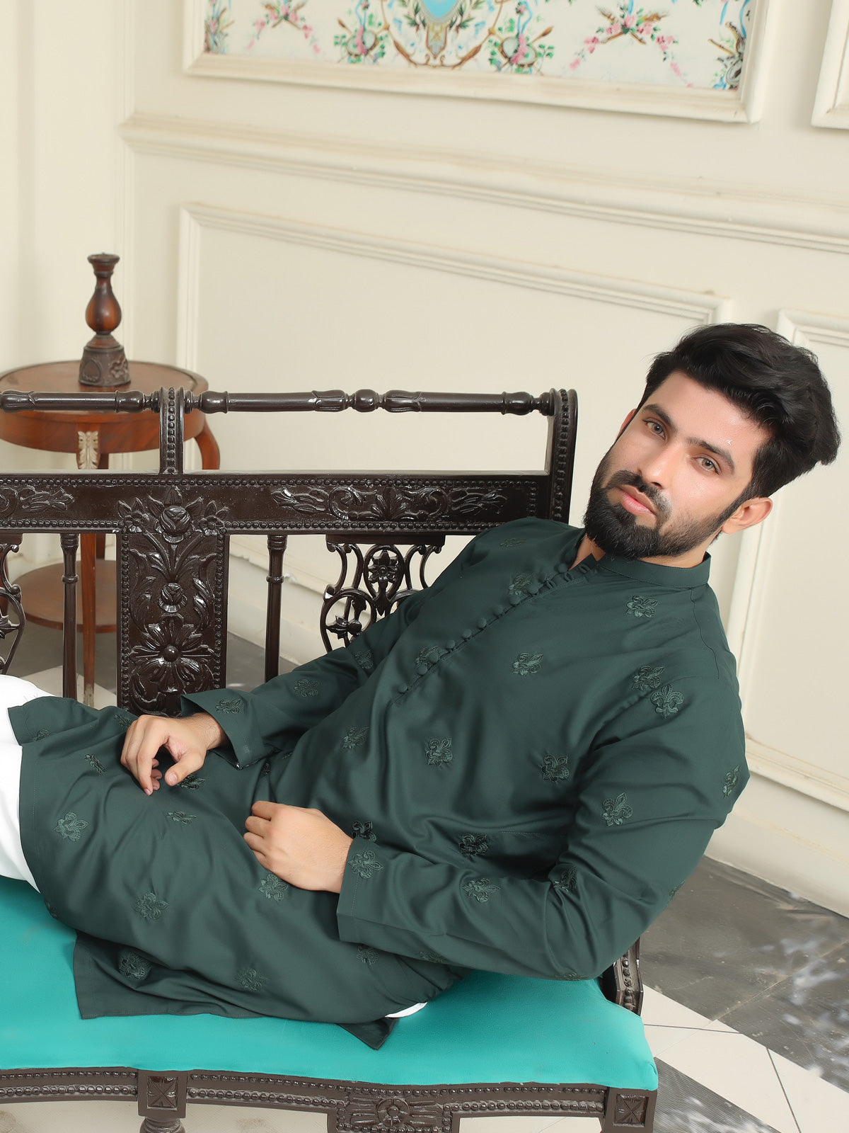 Comfort and Style: Blended Washing Wear Men's Kurta Collection -SWP7862331