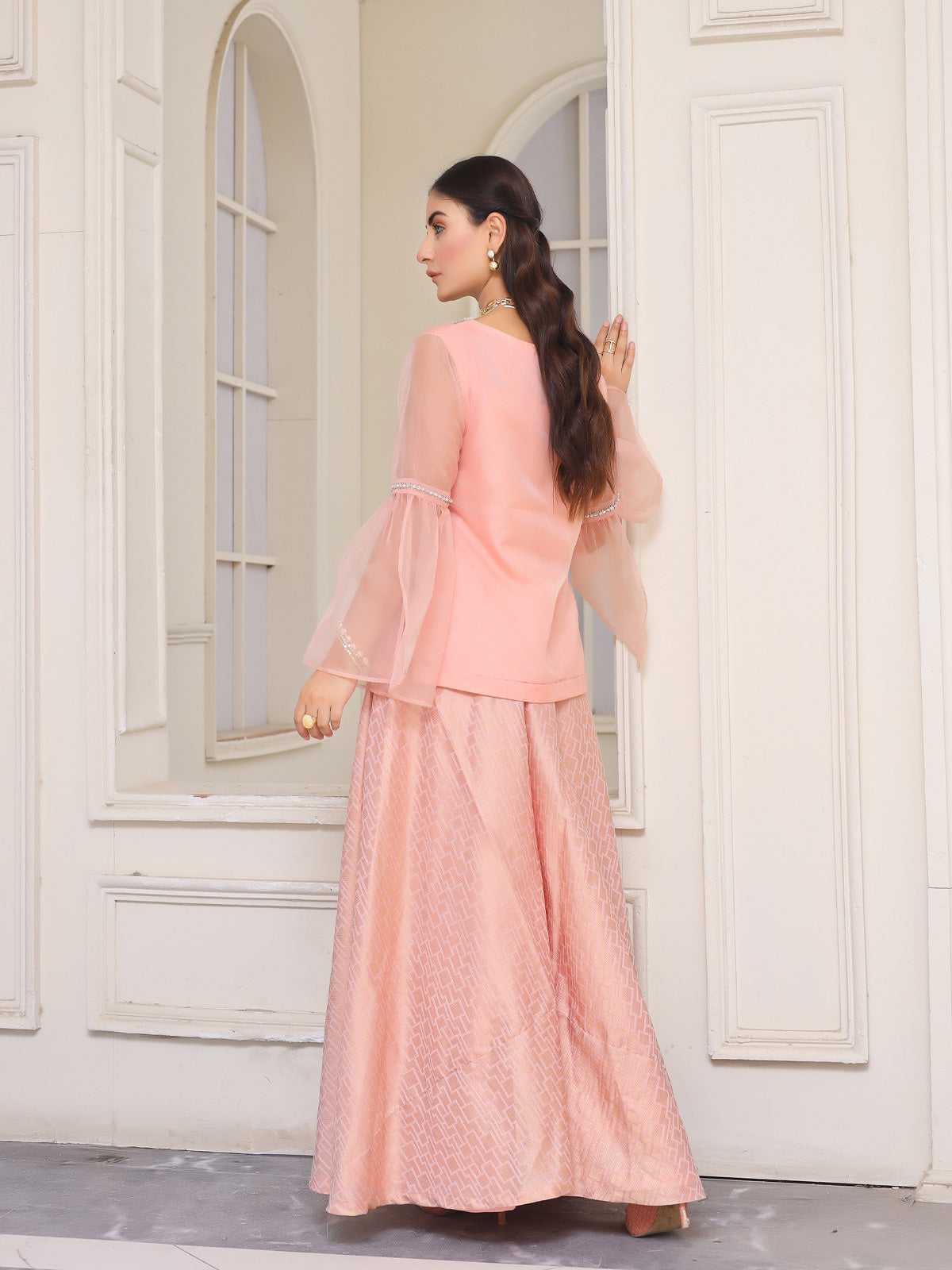 Beautiful Jacquard Belt Sharara WOMENS WEAR LTL 7862364