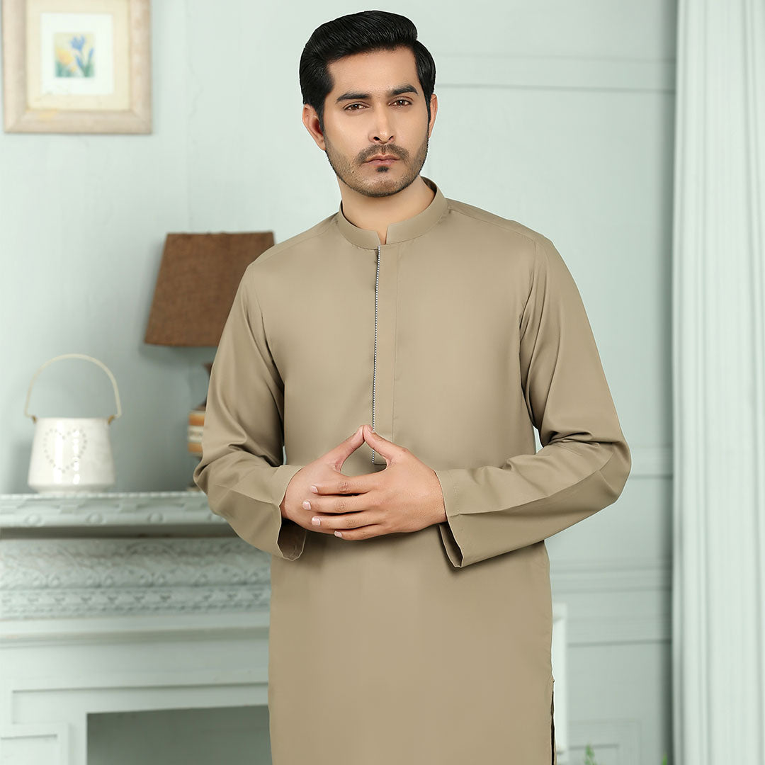 Exquisite Men's Shalwar Kameez - Timeless Elegance, Modern Comfort 7862326 (A)