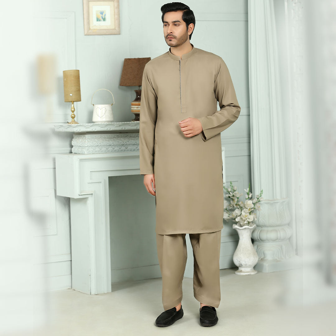 Exquisite Men's Shalwar Kameez - Timeless Elegance, Modern Comfort 7862326 (A)
