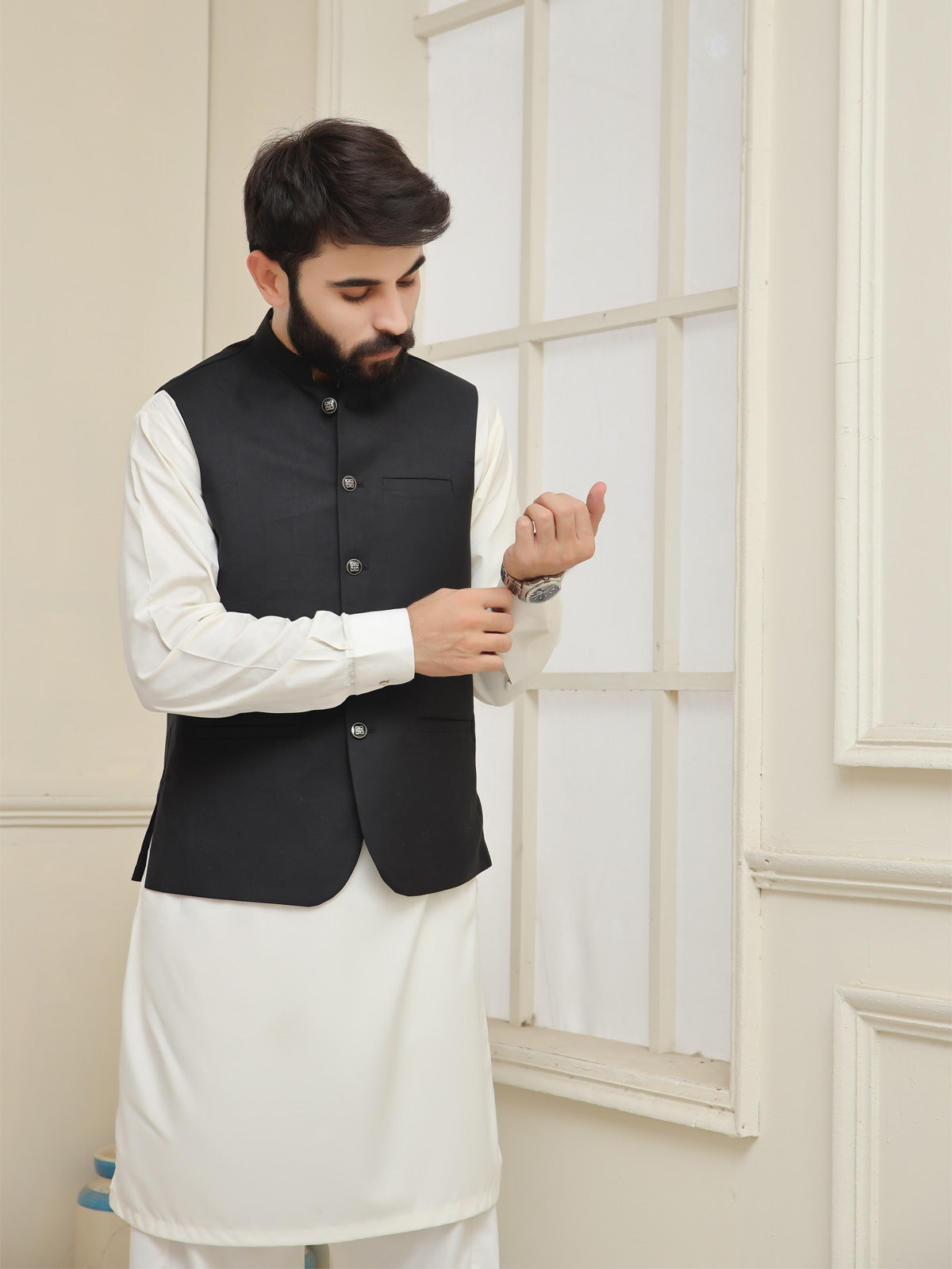 Black Waistcoat:  Elevate Your Style with Timeless Versatility