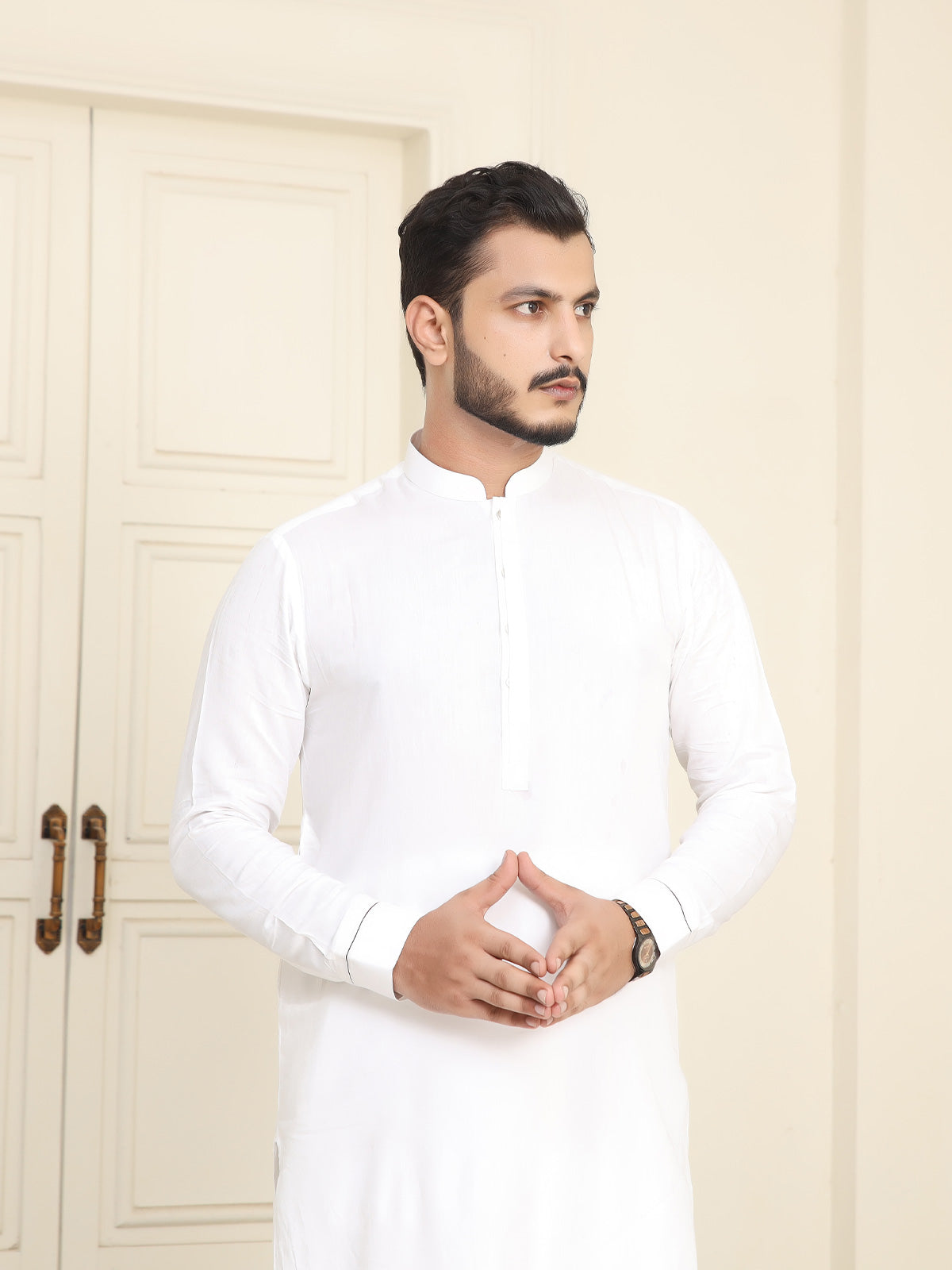 Elevate Style: Detailed Men's Shalwar Kameez -7862220
